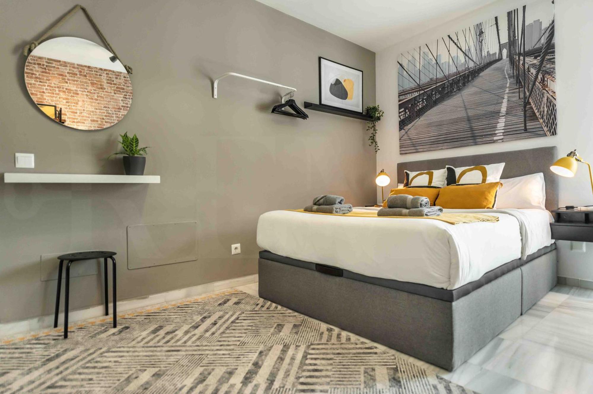 Modern Studio With Private Rooftop Terrace By Rems Malaga Exterior photo