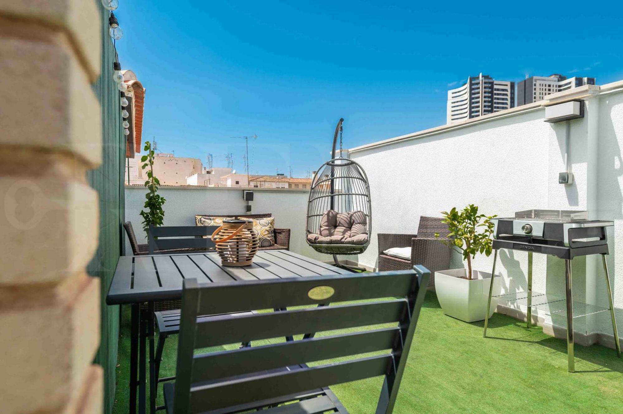 Modern Studio With Private Rooftop Terrace By Rems Malaga Exterior photo